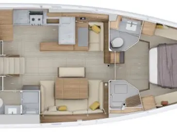 Yacht hire Split cheap Oceanis 52 - 3 cab.