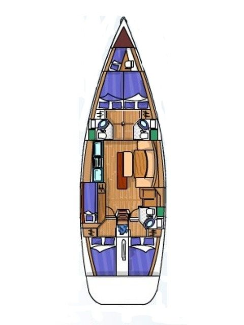 Bénéteau Cyclades 50.5 charter bareboat or skippered in  Sukošan