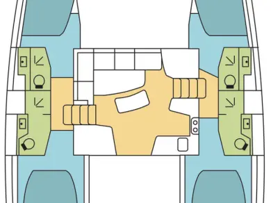 Hire Catamaran Lagoon with a boat licence