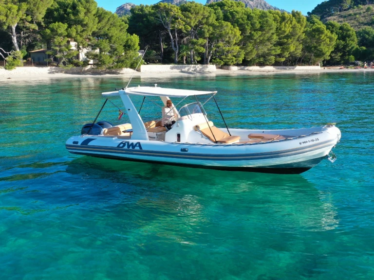 Bwa America 850 charter bareboat or skippered in  Puerto de Pollensa
