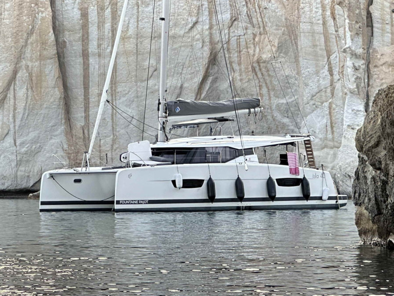 Fountaine Pajot Isla 40 (5 cab.) charter bareboat or skippered in  Paros (Island)