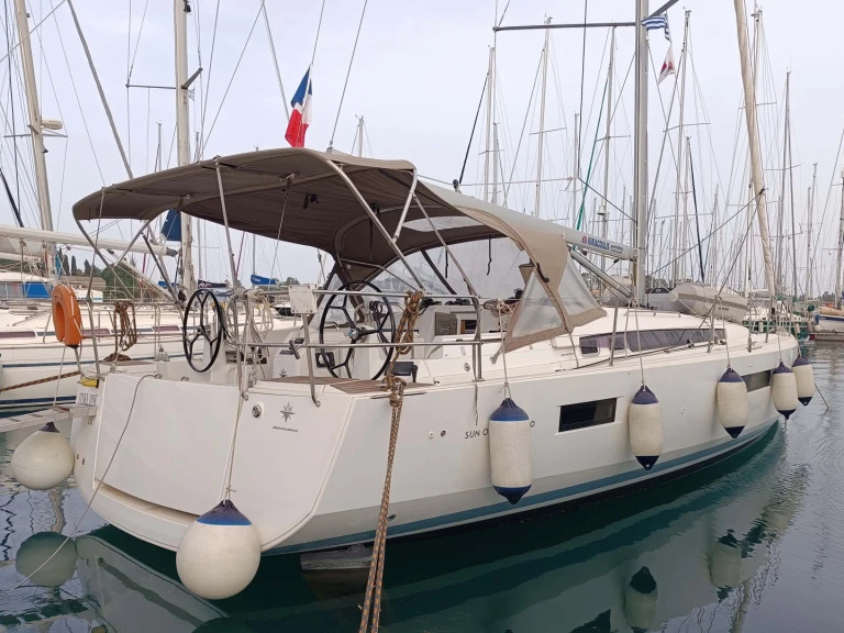Jeanneau Sun Odyssey 440 charter bareboat or skippered in  Gouvia