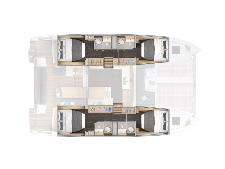 Charter a Lagoon Lagoon 43 (6 cab.) in Gouvia on Samboat