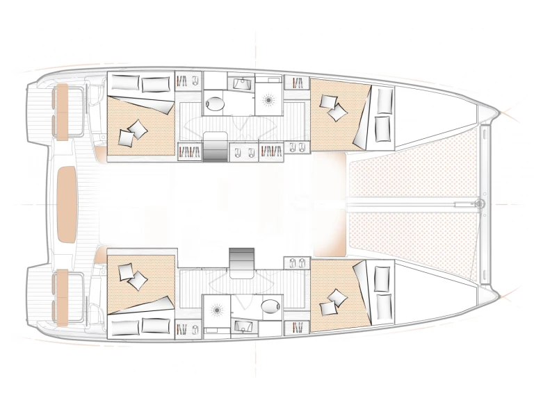 Hire Catamaran with or without skipper Excess Lefkáda
