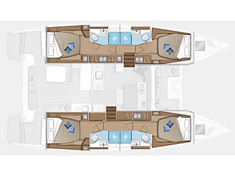 Hire Catamaran Lagoon with a boat licence