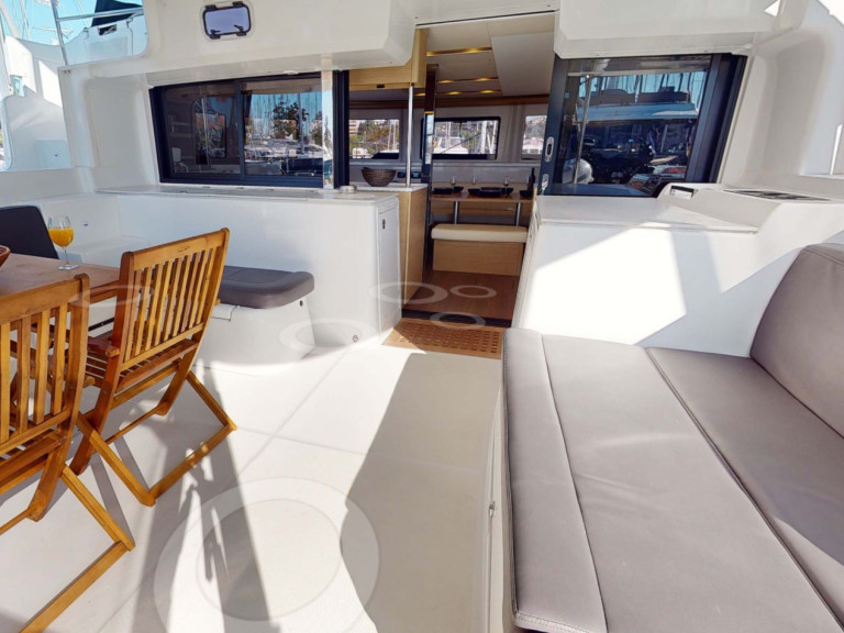 Lagoon Lagoon 46 Fly (6 cab.) charter bareboat or skippered in  Alimos