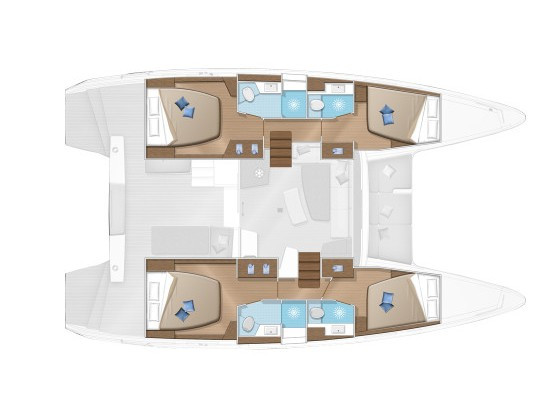 Charter a Lagoon Lagoon 42 (6 cab.) in Volos on Samboat