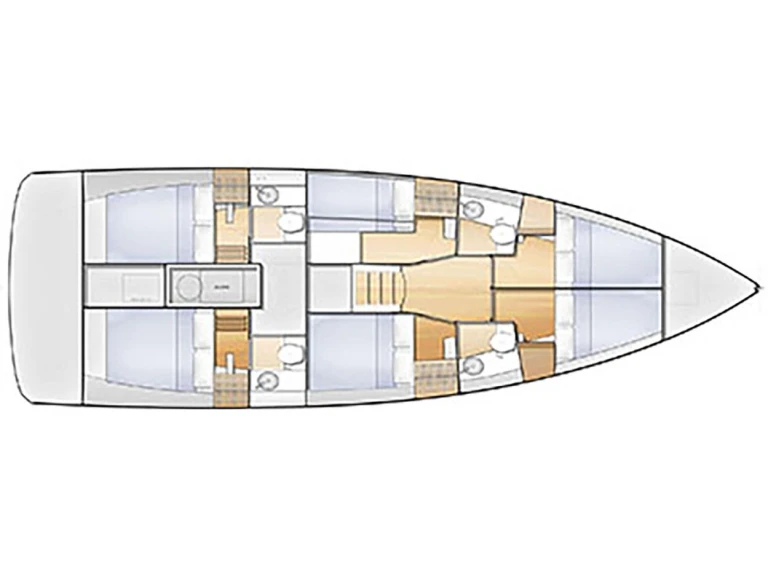Yacht charter Néa Péramos - Jeanneau Sun Loft 47 (7 cab.) on SamBoat