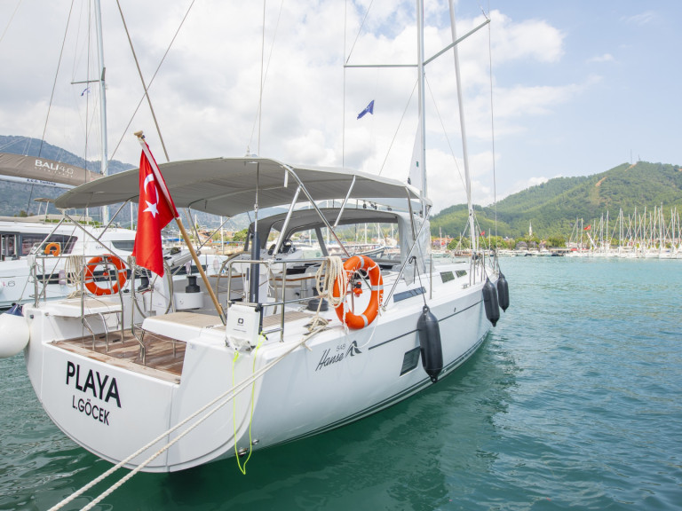 Yacht hire Göcek cheap Hanse 548