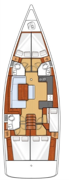 Yacht charter Lefkáda - Bénéteau Oceanis 48 on SamBoat