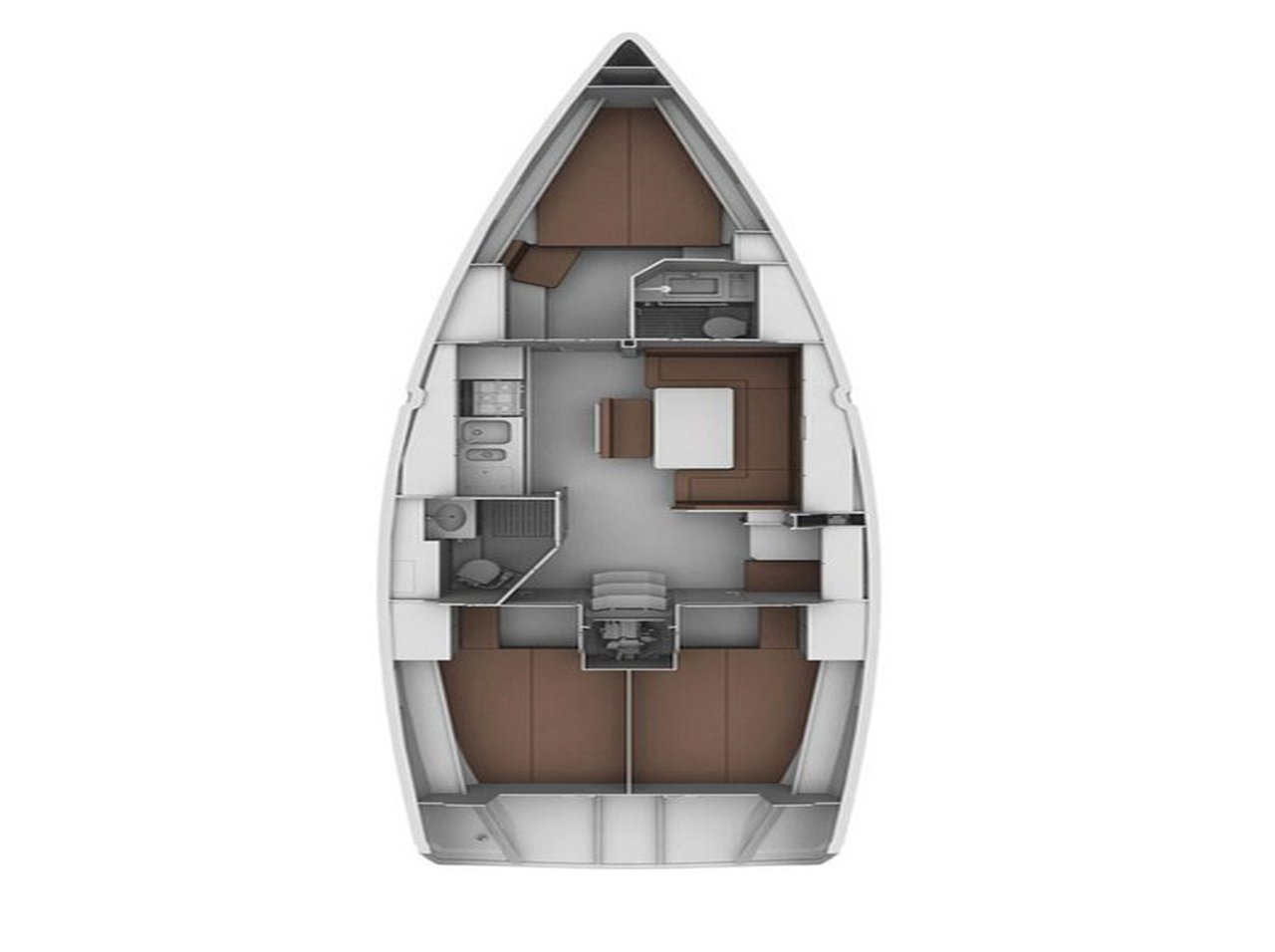 Sailboat hire in Fethiye - Bavaria Cruiser 40