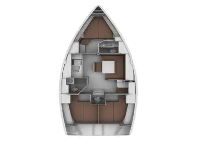 Sailboat hire in Fethiye - Bavaria Cruiser 40