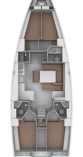 Bavaria Cruiser 46 charter bareboat or skippered in  Portisco
