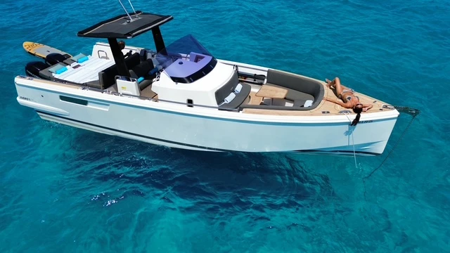 Fjord Fjord 38 Express charter bareboat or skippered in  Ibiza Town