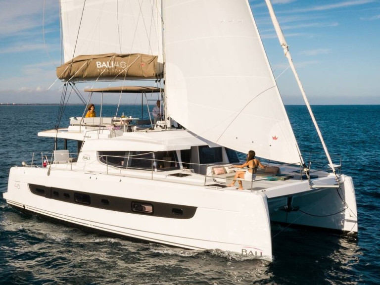Bali Bali 4.6 charter bareboat or skippered in  Raiatea Island