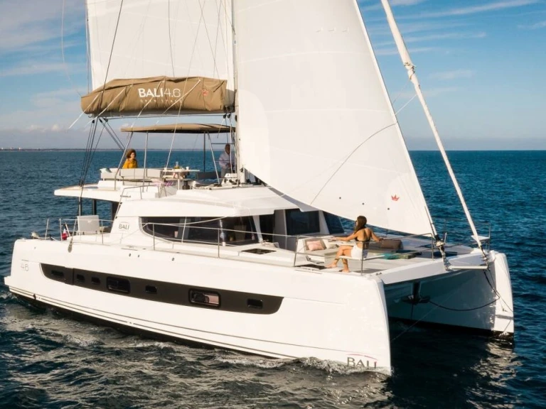 Bali Bali 4.6 charter bareboat or skippered in  Raiatea Island