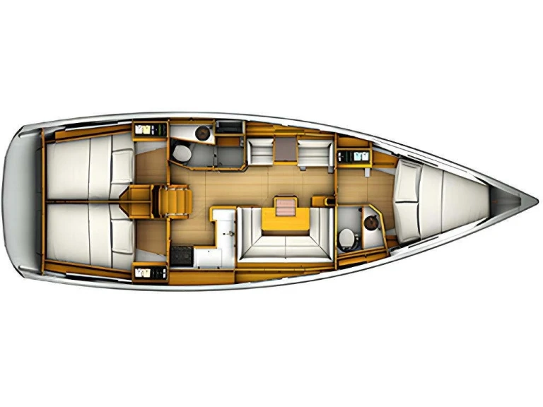 Hire Sailboat Jeanneau with a boat licence