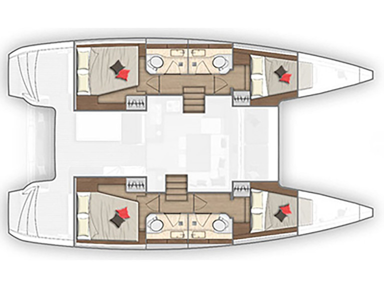 Yacht hire Gouvia cheap Lagoon 40