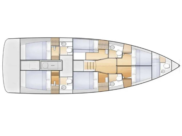 Jeanneau Sun Loft 47 (7 cab.) charter bareboat or skippered in  Lefkáda