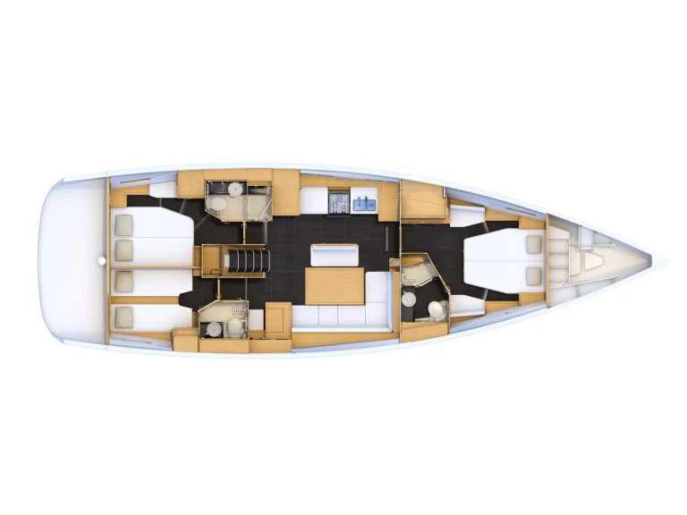 Hire Sailboat Jeanneau with a boat licence