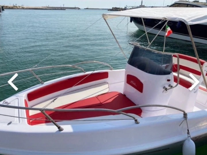 Blumax open 19 charter bareboat or skippered in  Vieste