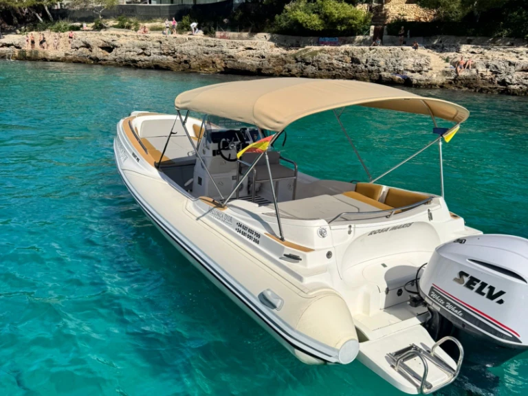 Zar Zar 75 charter bareboat or skippered in  Cala d'Or