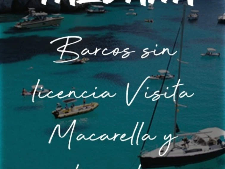 Compass 135 D charter bareboat or skippered in  Cala Galdana