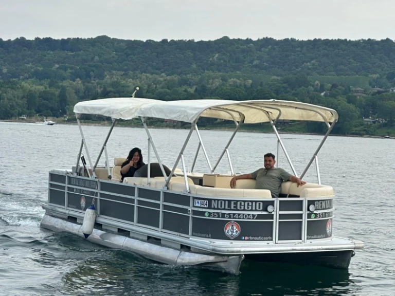 Hire Motorboat with or without skipper Pontoon Castelletto sopra Ticino