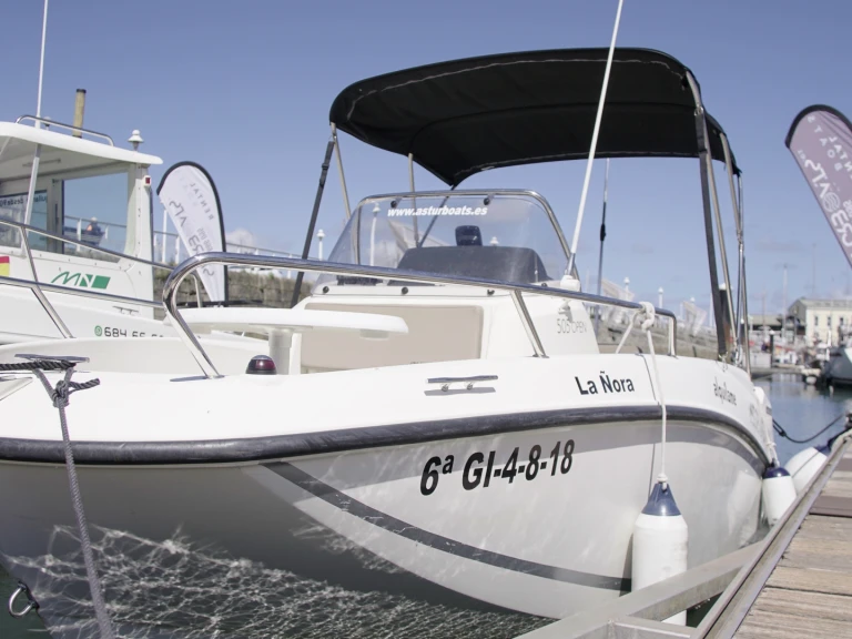 Quicksilver Activ 505 Open charter bareboat or skippered in  Gijón