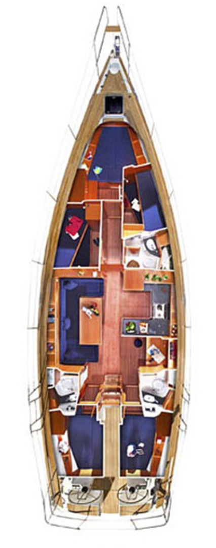 Yacht hire Gouvia cheap Cruiser 51