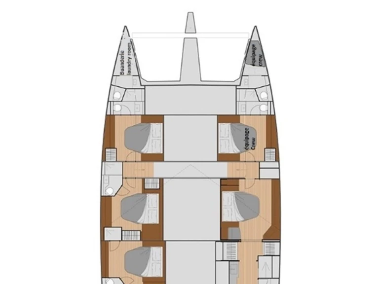 Catamaran hire in Cogolin - Fountaine Pajot Samana 59