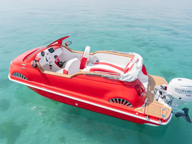 Motorboat hire in Sirmione - CAR OFF SHORE FIAT 500 CAR OFF SHORE FIAT 500