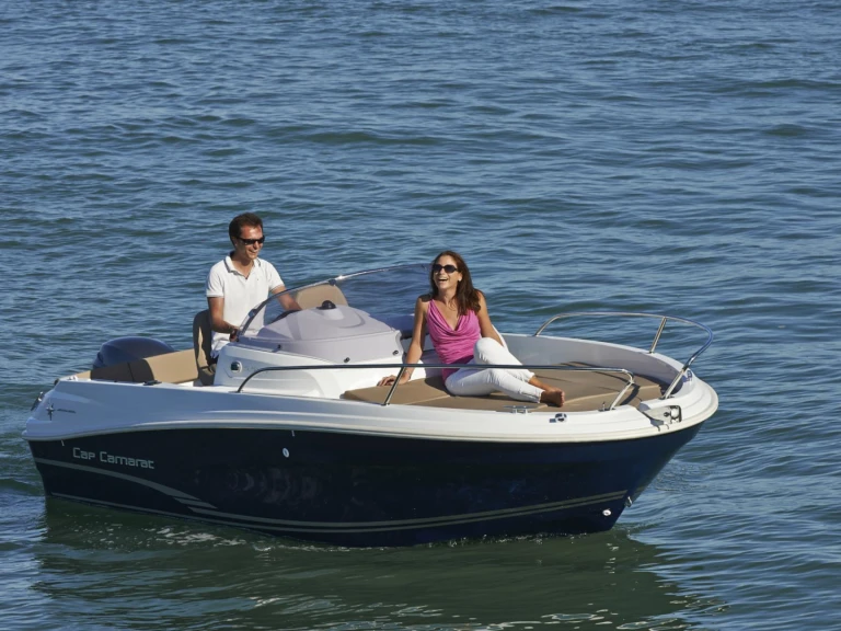 Hire Motorboat with or without skipper Jeanneau Porto di Amalfi Marina Coppola