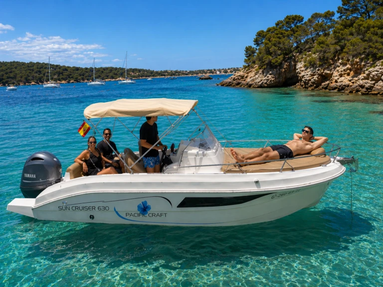 Yacht hire Palma de Mallorca cheap Pacific Craft 630