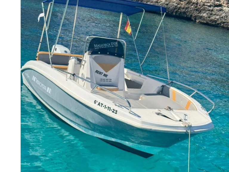 Orizzonti Andromeda 635 charter bareboat or skippered in  Cala d'Or