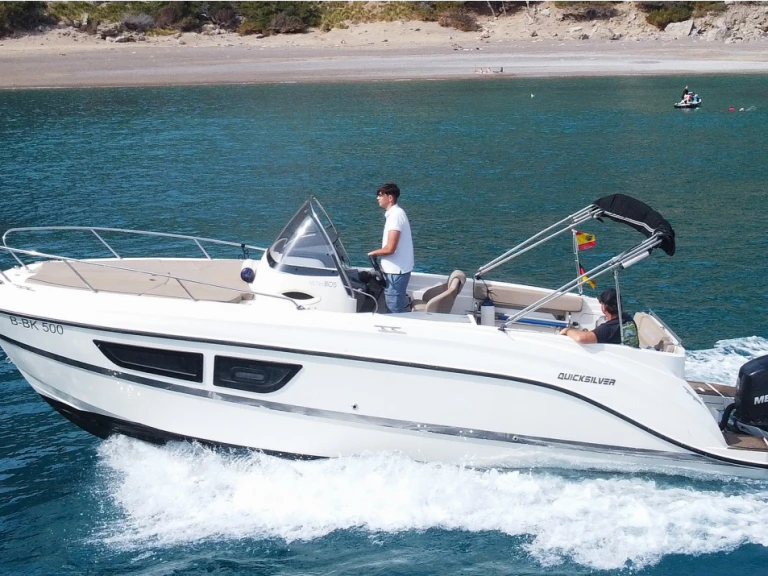 Charter a Quicksilver Activ 805 Sundeck in Port d'Alcudia on Samboat