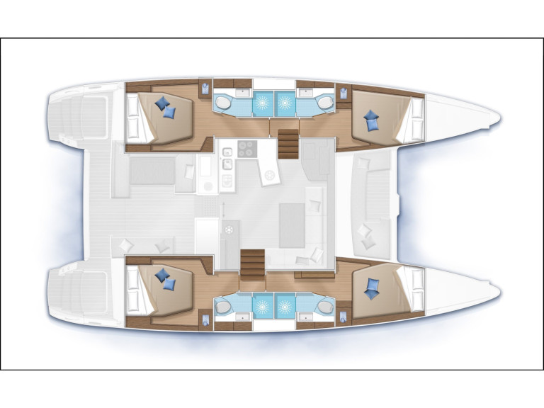Charter a Lagoon Lagoon 450 F in Marseille on Samboat