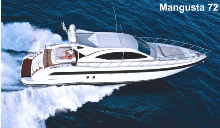 Overmarine S.p.a MANGUSTA 72 charter bareboat or skippered in  Sorrento
