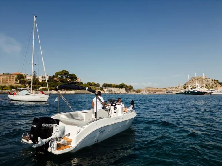 Yacht hire Benitses cheap OPEN 22