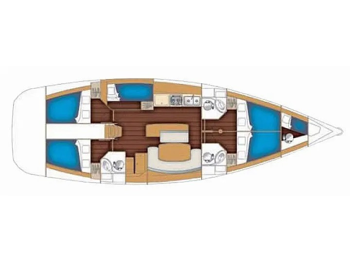 Yacht charter Alimos - Bénéteau Cyclades 50.5 (5 cab) on SamBoat