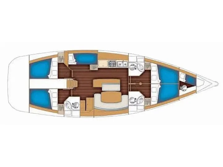 Yacht charter Alimos - Bénéteau Cyclades 50.5 (5 cab) on SamBoat