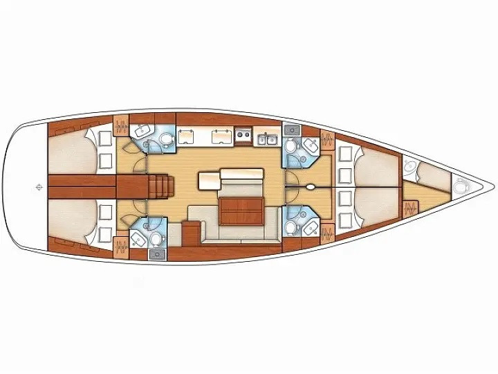 Sailboat hire in Alimos - Bénéteau Oceanis 50 Family