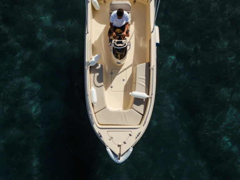 Storm Boats Storm 498 charter bareboat or skippered in  Benitses Marina