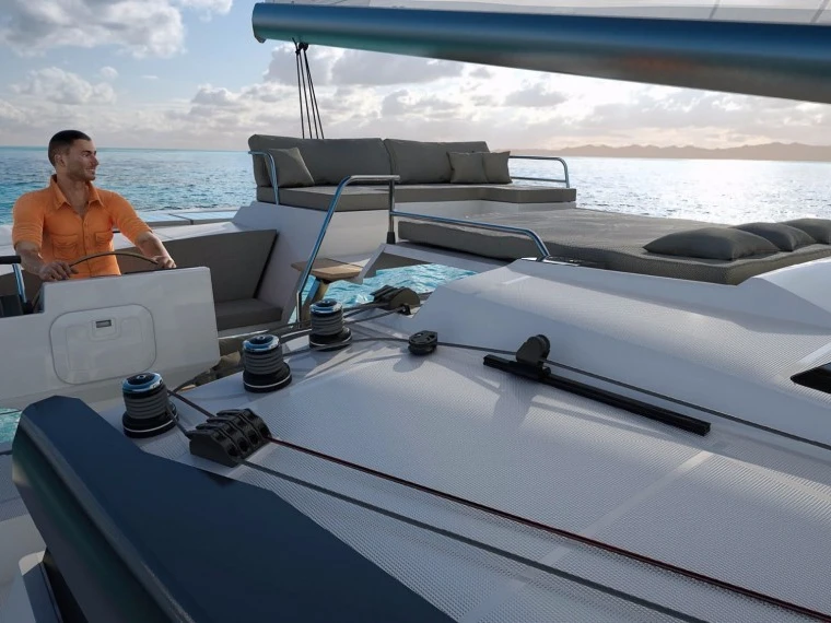 Fountaine Pajot Saona 47 charter bareboat or skippered in  Le Marin