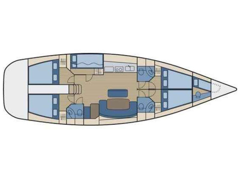 Hire Sailboat Bénéteau with a boat licence