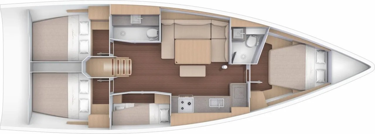 Charter a Dufour Dufour 430 Grand Large in Procida on Samboat