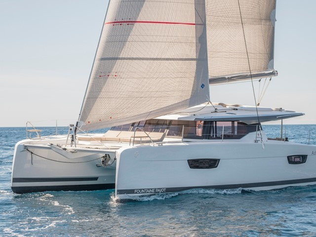 Fountaine Pajot Astrea 42 charter bareboat or skippered in  Parham Town