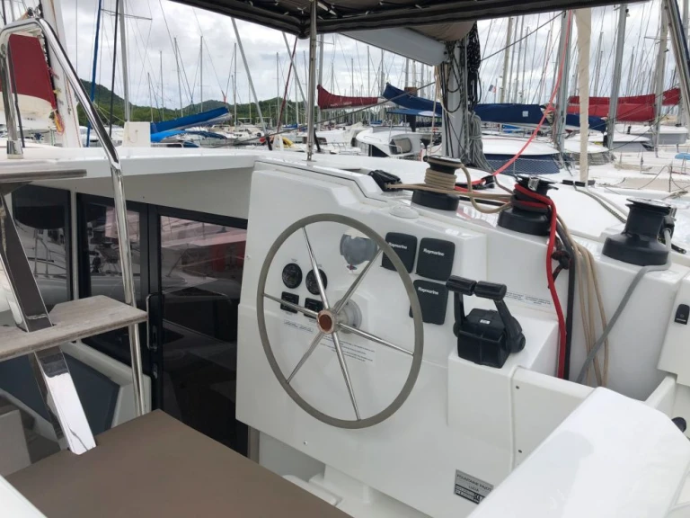 Fountaine Pajot Lucia 40 charter bareboat or skippered in  Le Marin