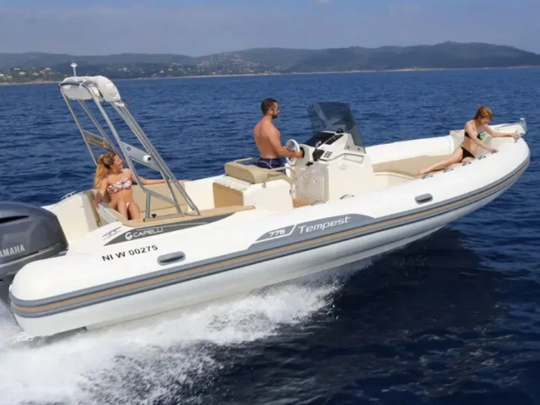 Hire RIB Capelli with a boat licence