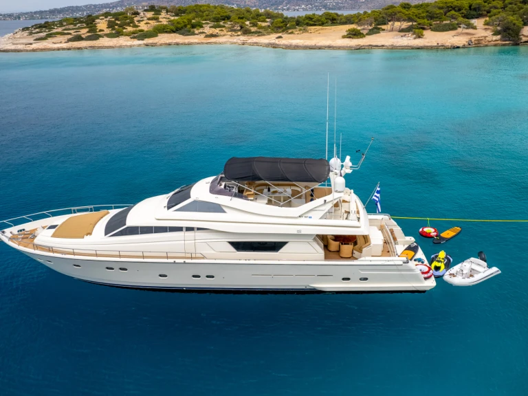 Luxury Yacht hire in Marina Aliki - Ferretti Ferretti 80